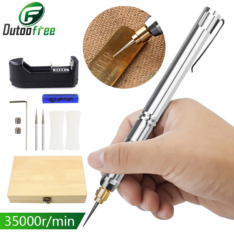 Cordless Rotary Tool Kit Accessories - Mini 3.7V Máy Khoan Không Dây
