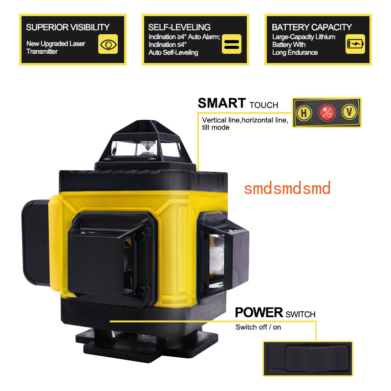 16 Lines 4D Laser Level Horizo - đánh giá và giá Laser Level 16 Lines 4D Green