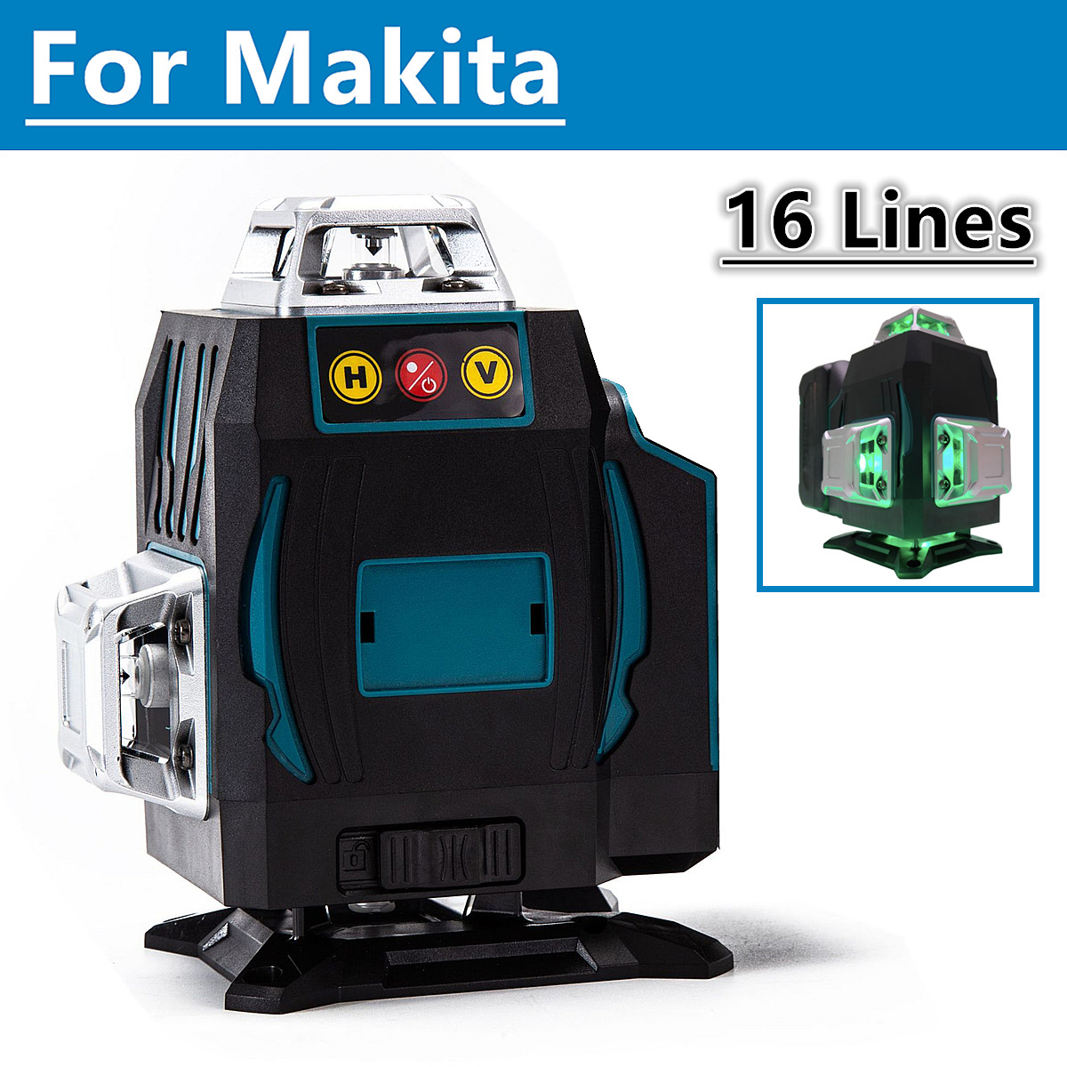 For Makita 18V Battery 16 Line - đánh giá và giá Laser Level 16 Lines 4D Green