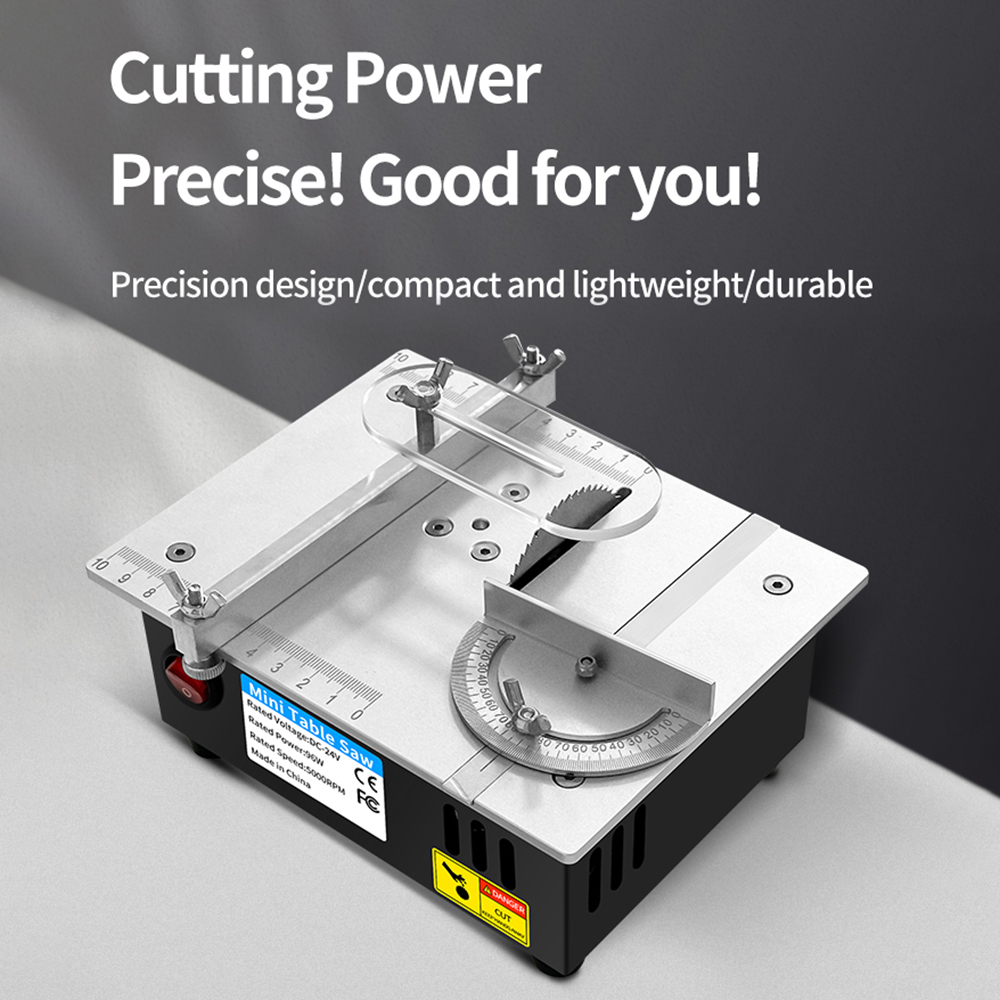 DC24V Household Miniature Wood - đánh giá và giá Mini Table Saw For Woodworking