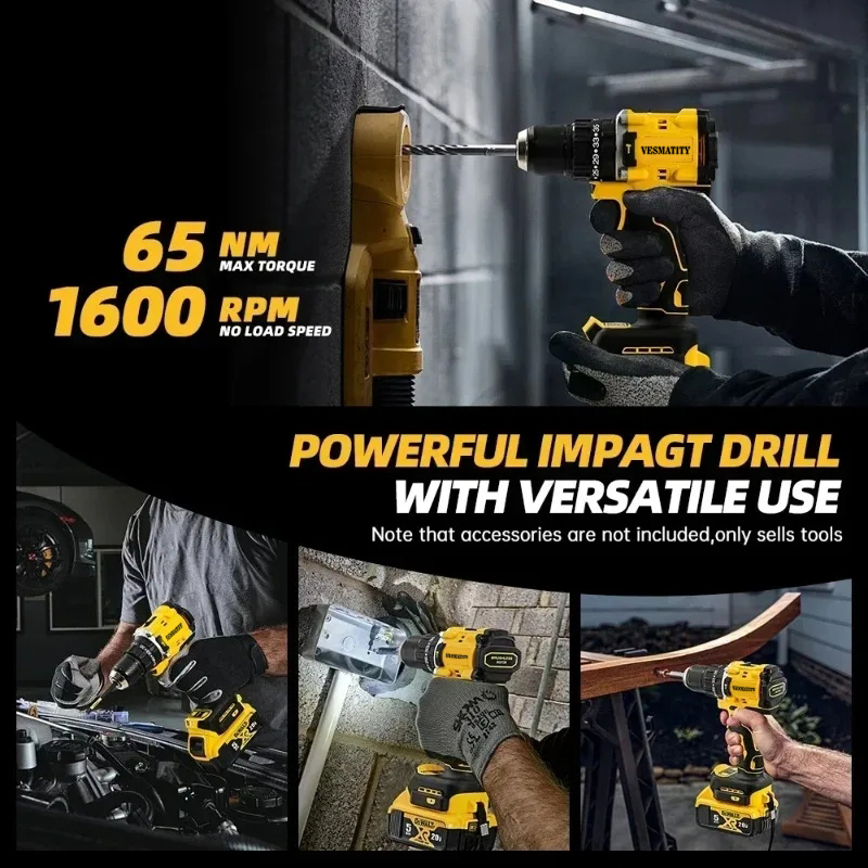DCD805 Brushless Impact Drill  - đánh giá và giá Brushless Cordless Electric Drill 18V