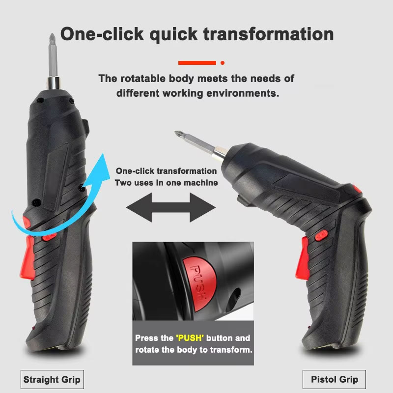 Electric Screwdriver Set 3.6V  - đánh giá và giá Electric Screwdriver Rechargeable Usb
