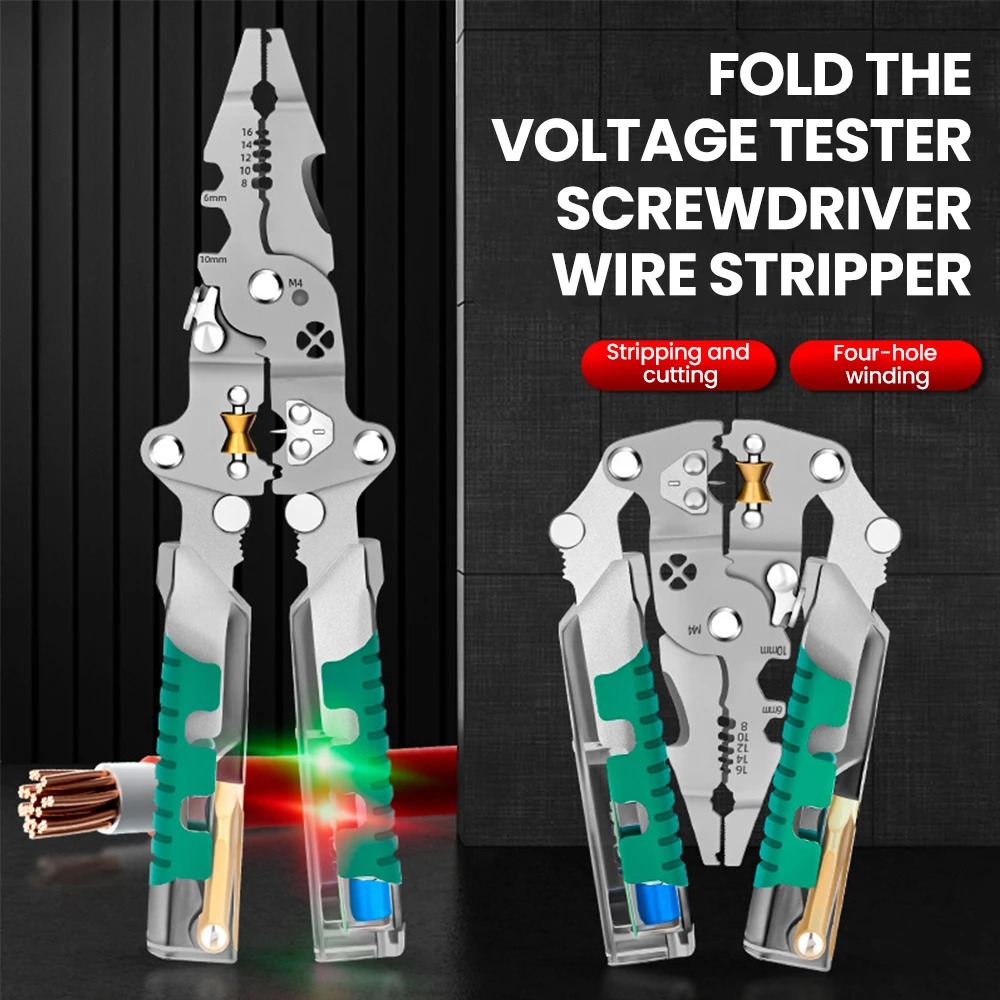 Foldalbe Wire Stripping Pliers - đánh giá và giá Automatic Wire Stripper Cutter