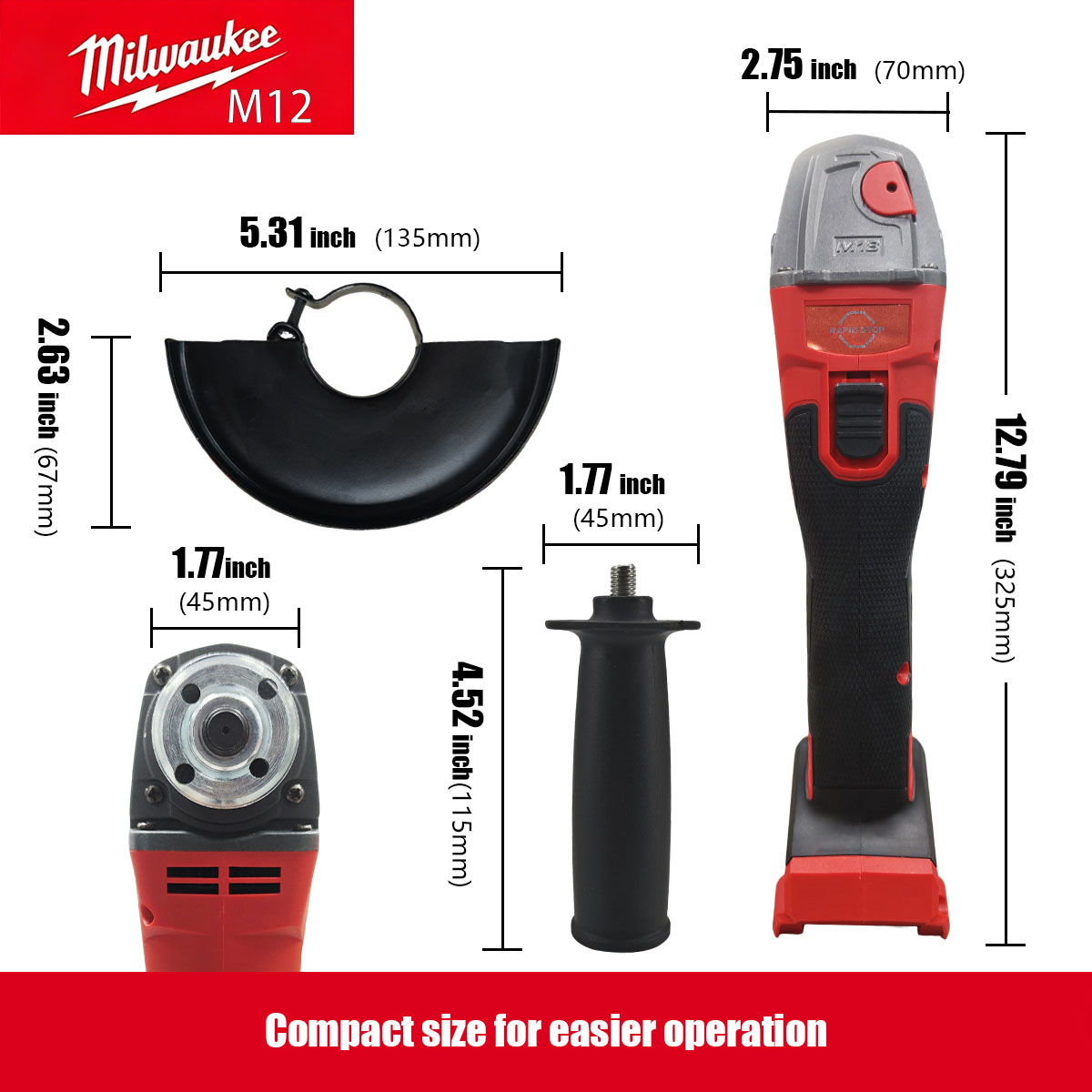 MilwaukeeM12 M18 Brushless Ang - đánh giá và giá Brushless Angle Grinder Battery Powered