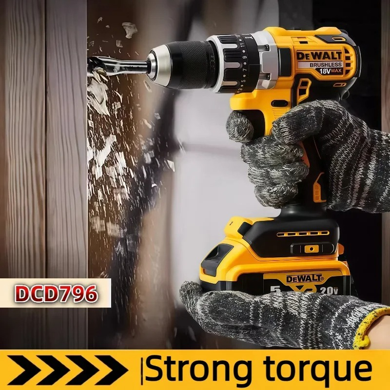 Dewalt Cordless DCD796 Impact  - đánh giá và giá Brushless Cordless Electric Drill 18V