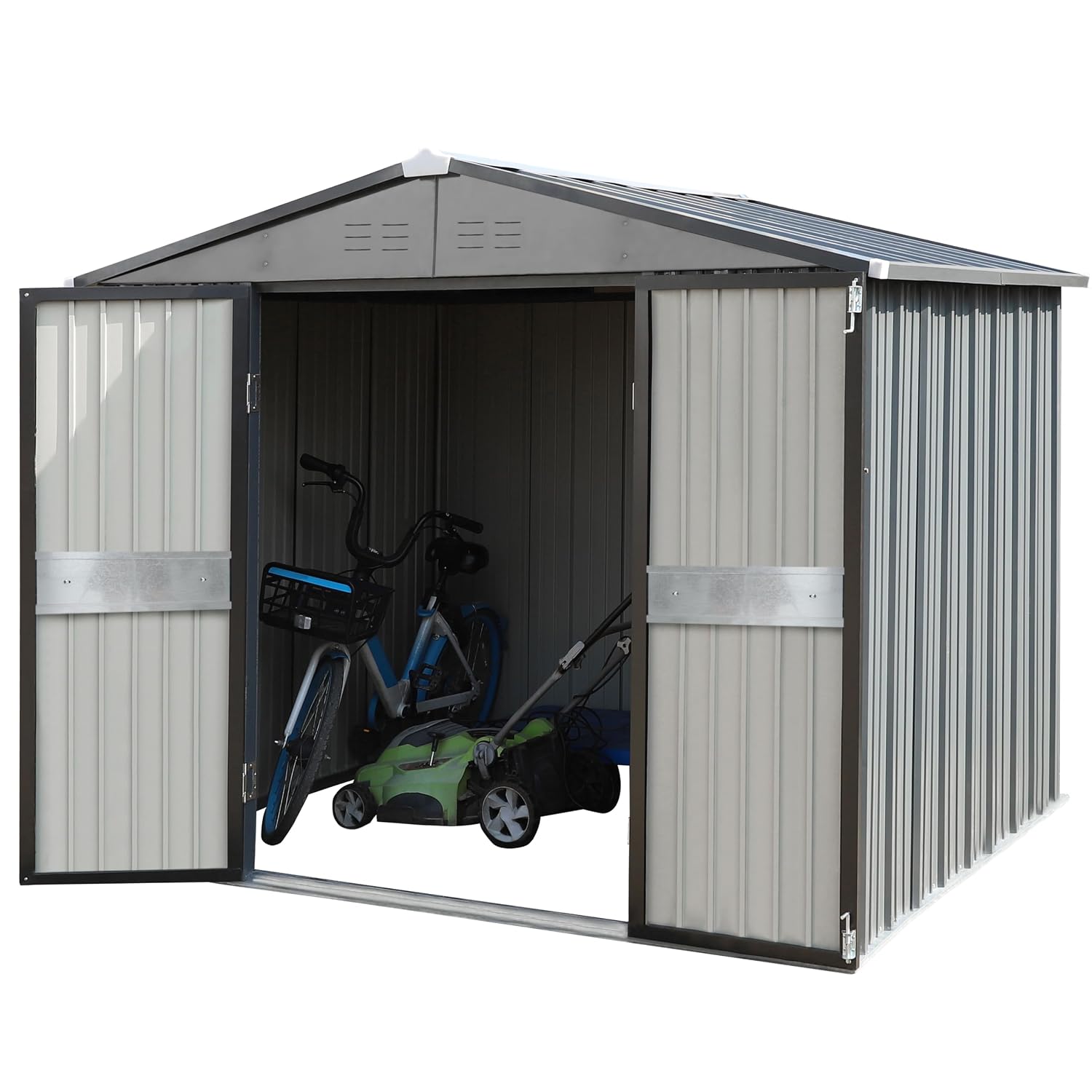 10' x 10' Outdoor Storage Shed - đánh giá và giá Garden Tools