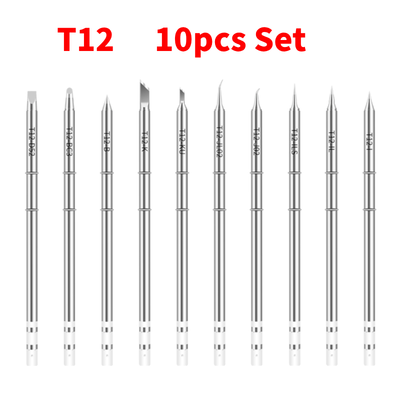 10pcs T12 Set Soldering Iron T - đánh giá và giá Digital Soldering Station T12