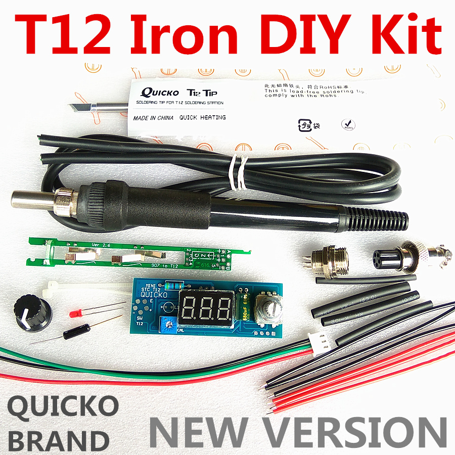 STC-T12 solder iron DIY kits/U - đánh giá và giá Digital Soldering Station T12