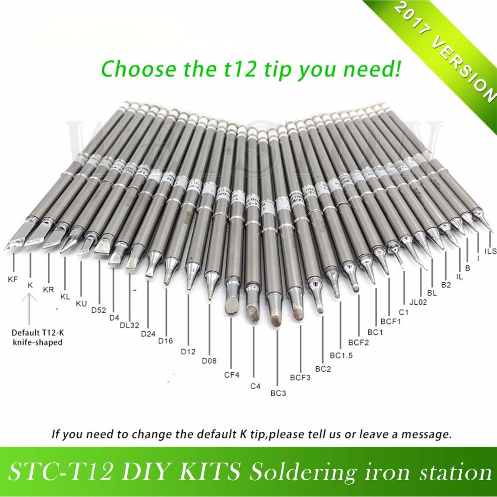 STC-T12 solder iron DIY kits/U - đánh giá và giá Digital Soldering Station T12