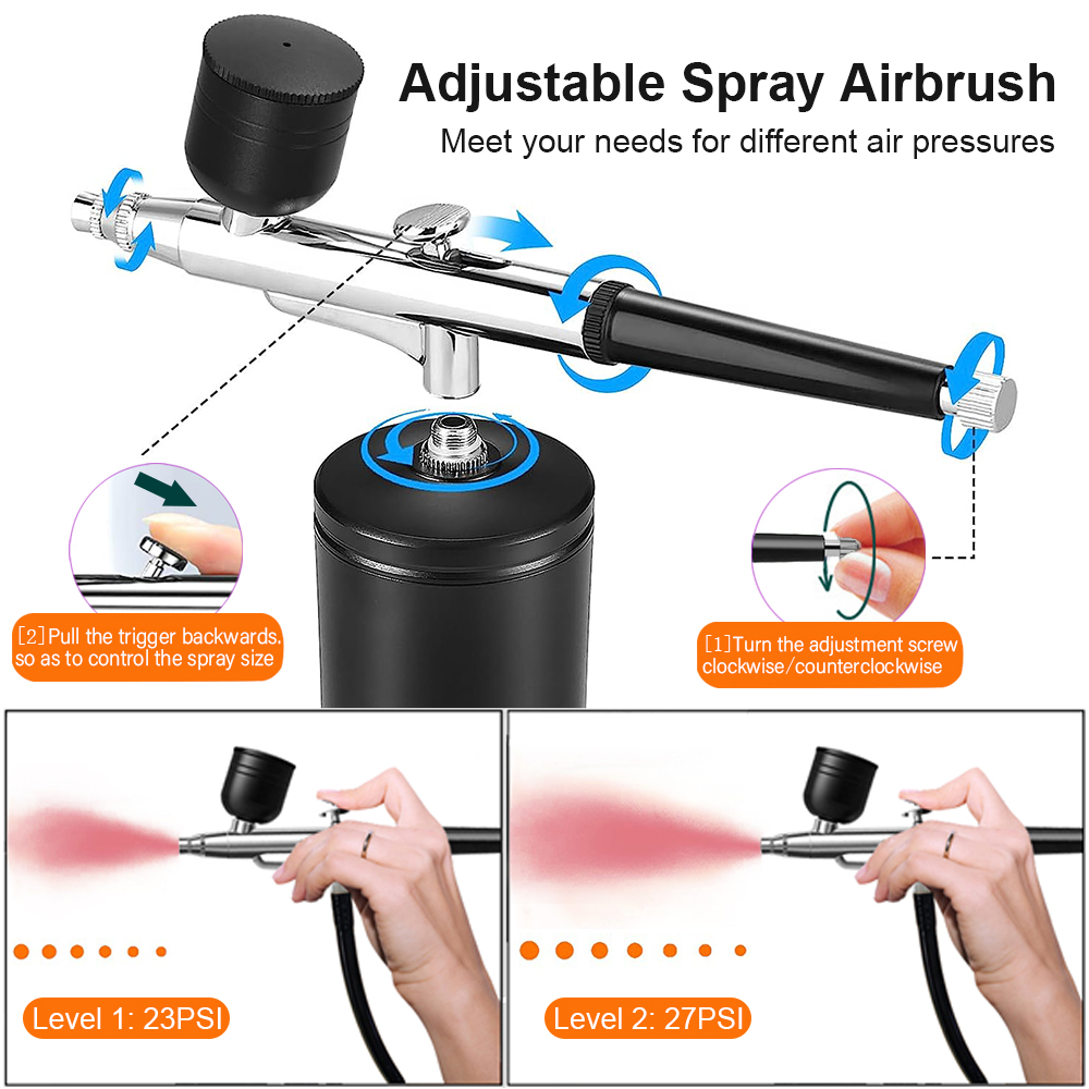 Airbrush Painting Airbrush wit - đánh giá và giá Airbrush Kit With Mini Compressor