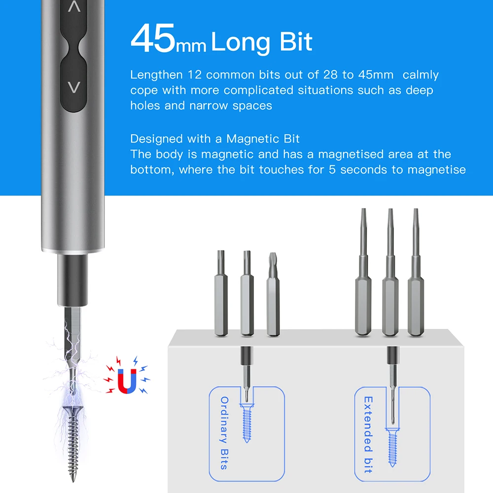 Thuật Điện Cho Sửa Chữa Di Độn - đánh giá và giá Electric Screwdriver Rechargeable Usb