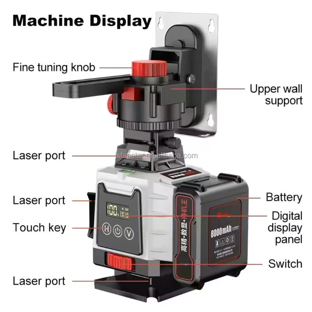 ATVNew Digital 16 Lines Green  - đánh giá và giá Laser Level 16 Lines 4D Green