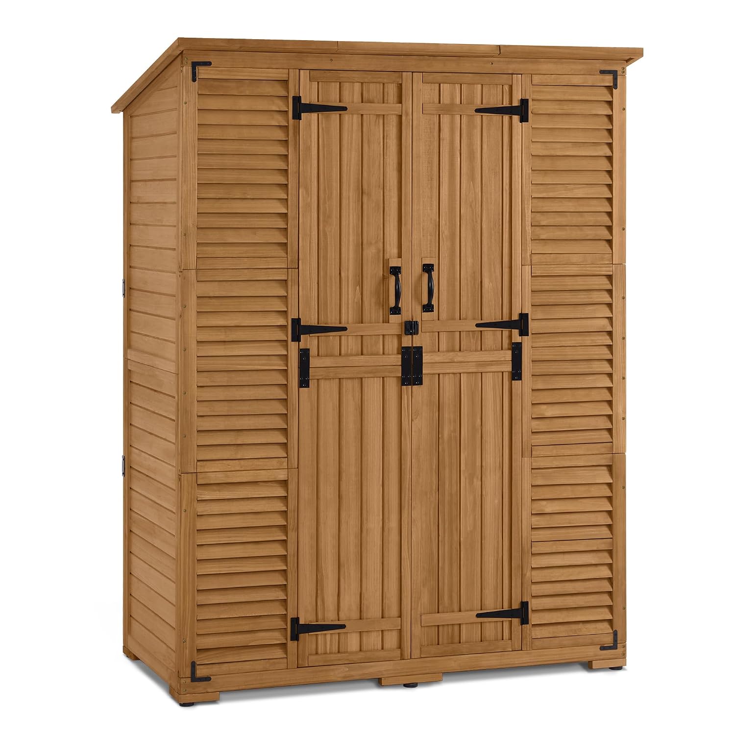 Outdoor Storage Cabinet with S - đánh giá và giá Garden Tools
