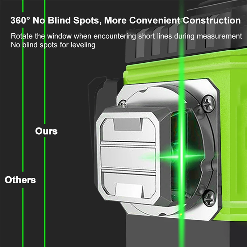 8/12/16 Lines Laser Level 4D G - đánh giá và giá Laser Level 16 Lines 4D Green