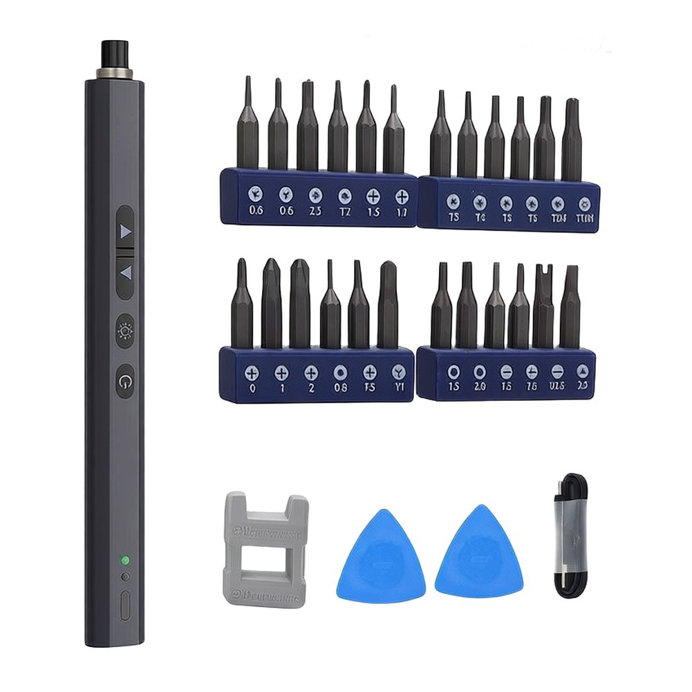 Electric Screwdriver Kit 24 Bi - đánh giá và giá Electric Screwdriver Rechargeable Usb