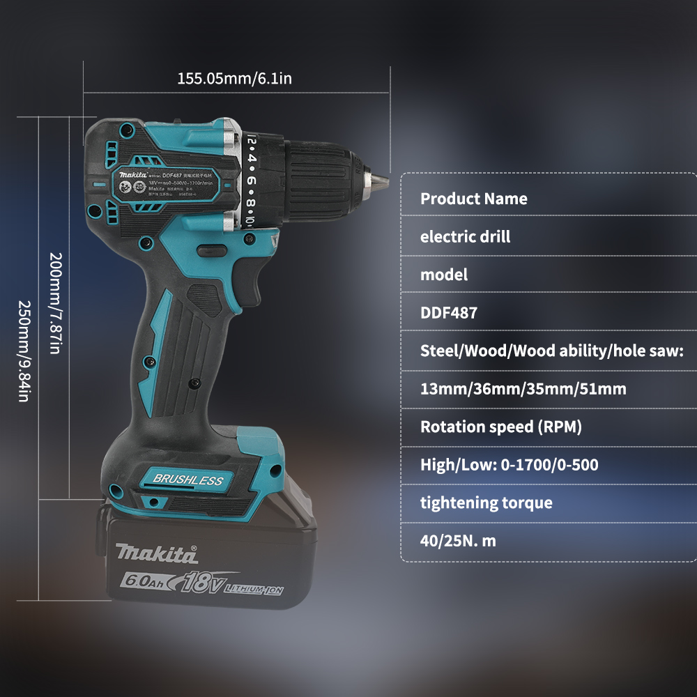 18V Brushless Cordless Drill 4 - đánh giá và giá Brushless Cordless Electric Drill 18V