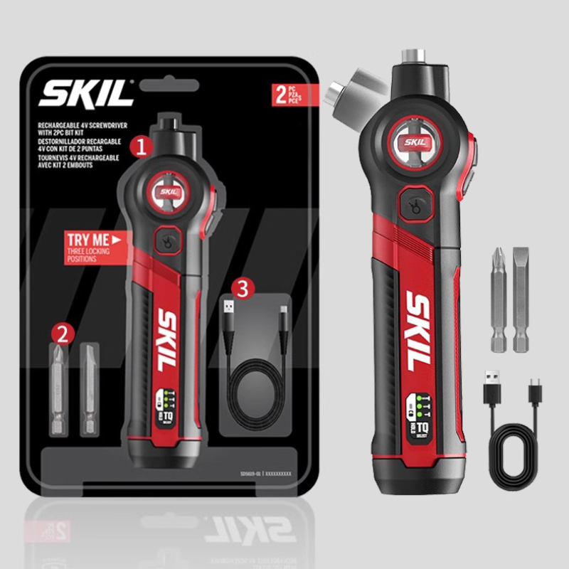 SKIL 5619 4V Mini Electrical S - đánh giá và giá Electric Screwdriver Rechargeable Usb