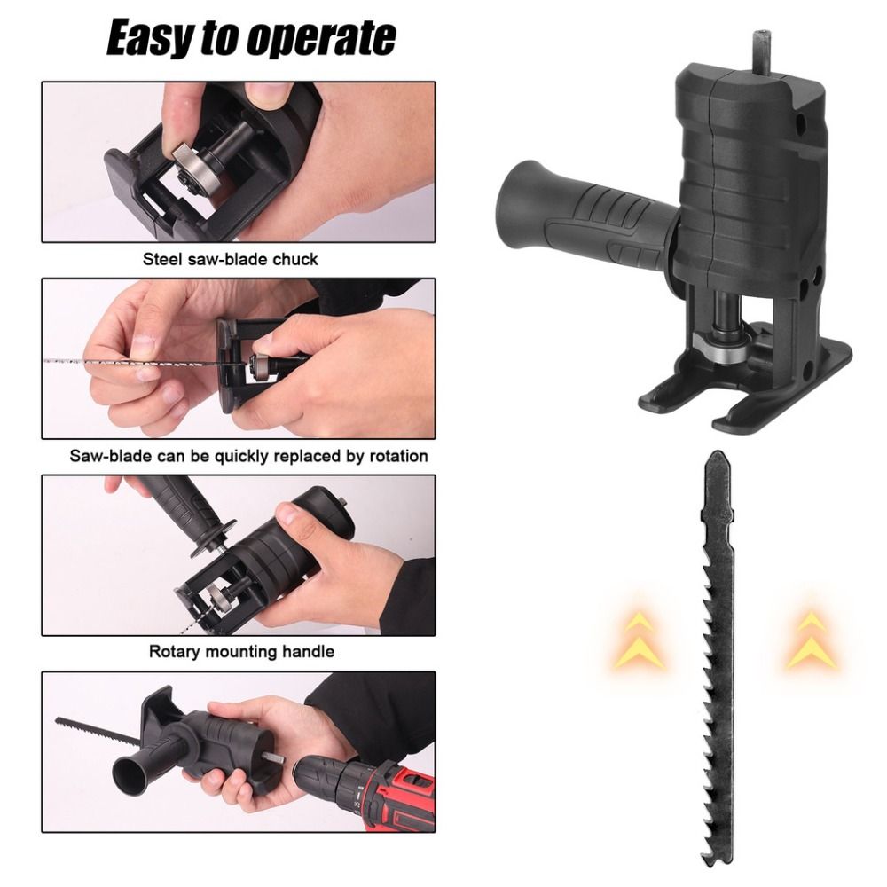 Quick Chuck Drill Saw Adapter  - đánh giá và giá Reciprocating Saw Attachment Drill