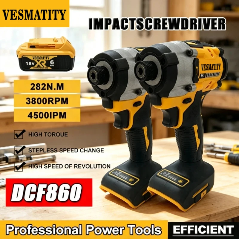 DCF860 Cordless Compact Drill  - đánh giá và giá Brushless Cordless Electric Drill 18V