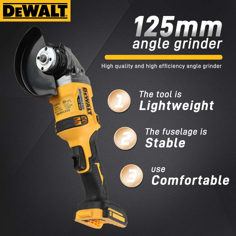 DEWALT DCG414 20V MAX Brushles - đánh giá và giá Brushless Angle Grinder Battery Powered