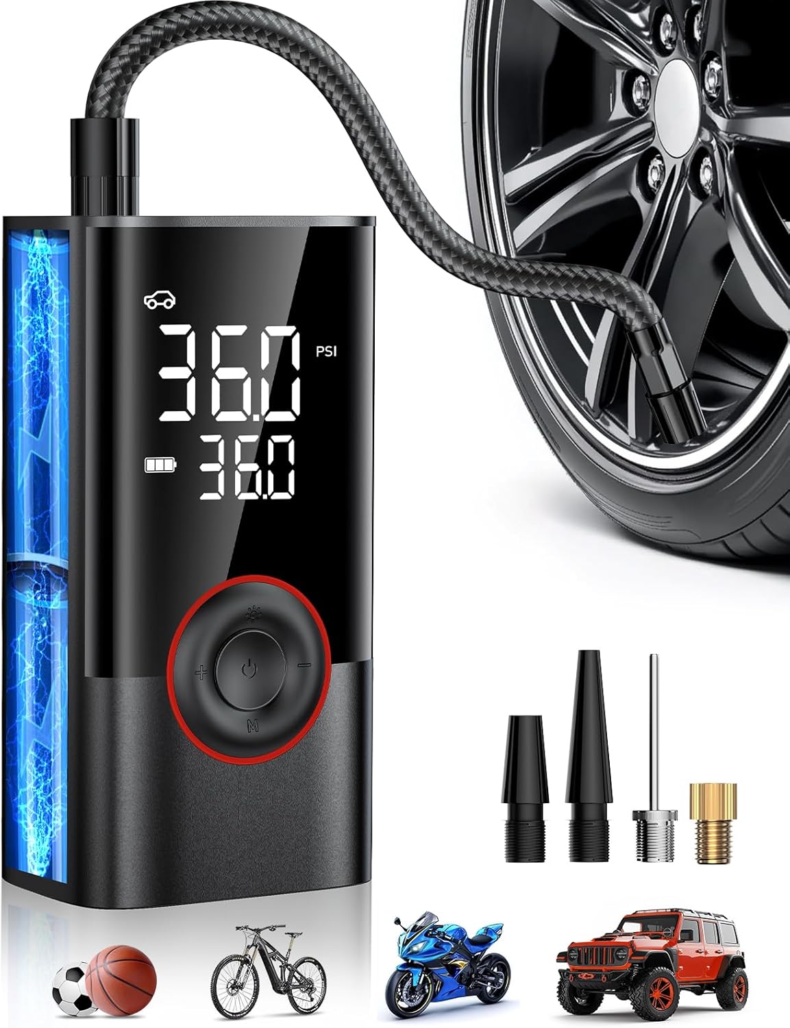 Portable Wireless Air Compress - đánh giá và giá Electrical