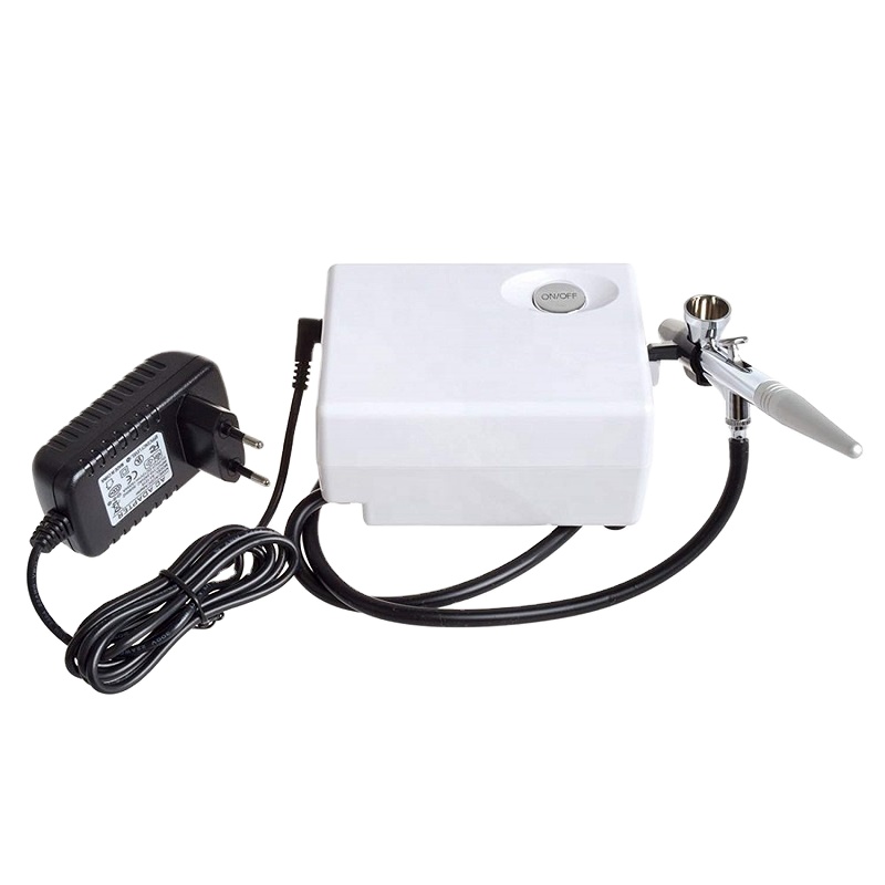 BT-16 Professional Single Acti - đánh giá và giá Airbrush Kit With Mini Compressor