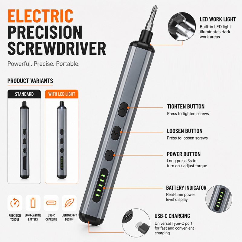68 in 1 Precision Electric Scr - đánh giá và giá Electric Screwdriver Rechargeable Usb