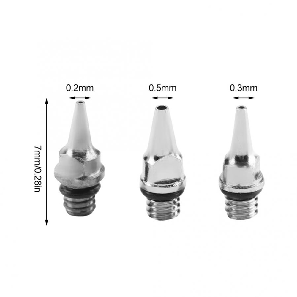 0.2/0.3/0.5MM Bình Bơm Phun Vò - đánh giá và giá Airbrush Kit With Mini Compressor