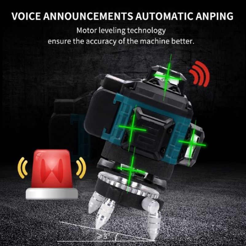 Digital 16 Line 4d Green Whole - đánh giá và giá Laser Level 16 Lines 4D Green