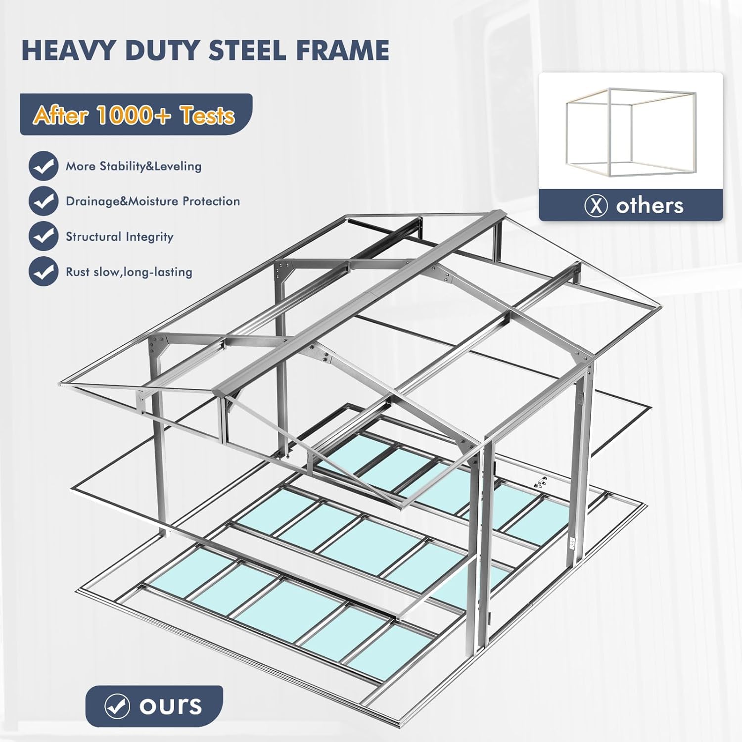 12x10 FT Metal Storage Shed wi - đánh giá và giá Garden Tools