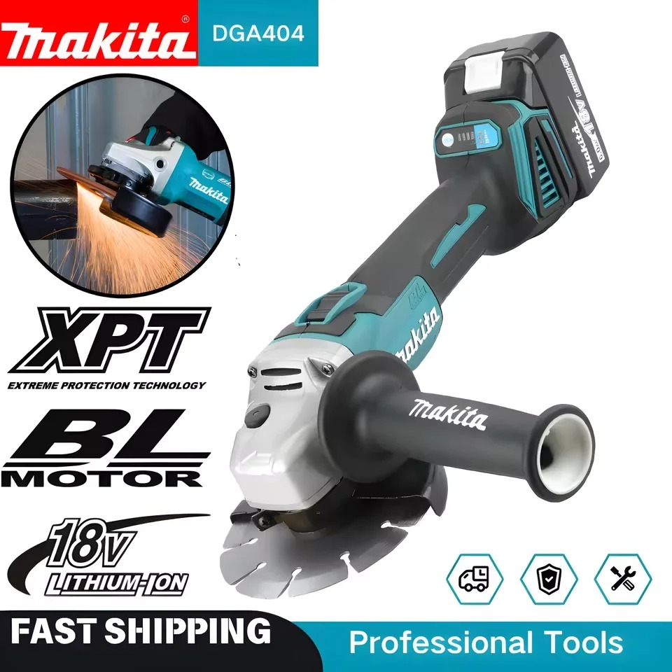 Makita DGA404 125mm Brushless  - đánh giá và giá Brushless Angle Grinder Battery Powered