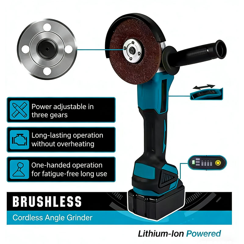 Makita DGA404 Brushless Electr - đánh giá và giá Brushless Angle Grinder Battery Powered