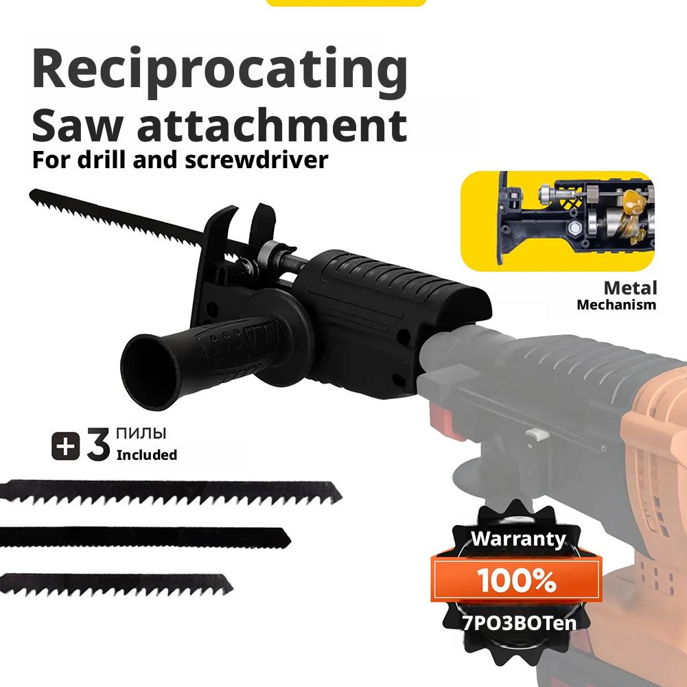 Electric Drill to Reciprocatin - đánh giá và giá Reciprocating Saw Attachment Drill