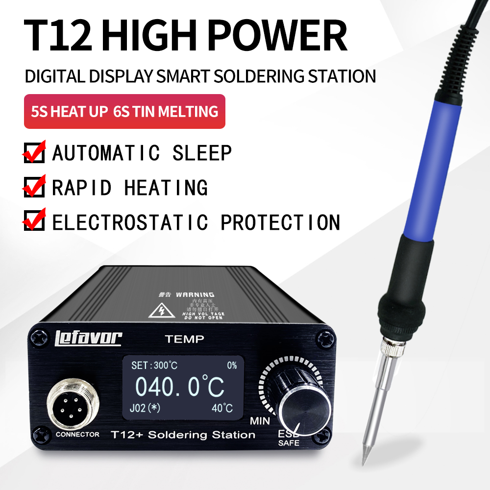 T12 + Tặng Bộ Hàn Hàn Màn Hình - đánh giá và giá Digital Soldering Station T12